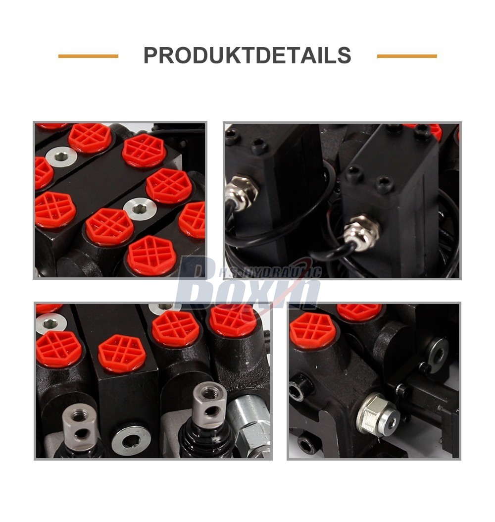 Sectional Directional Valve DCV60 2 Spool Electric Actuated Model
